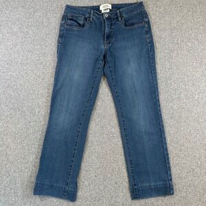 Parasuco 2016 Montreal Womens Straight Leg Blue Denim Jeans Size 8x30 Stretch‎